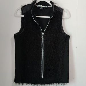 Jamie Sadock fuzzy vest size S